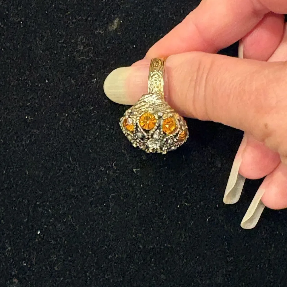 VTG Boho Style Statement Ring Size 7.5 Adjustable